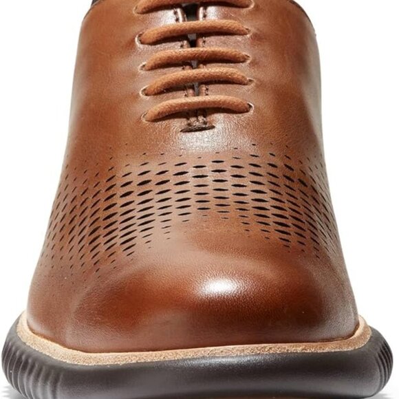 Cole Haan Men\'s 2.Zerogrand Laser Wingtip Oxford, British tan/Java main image 6